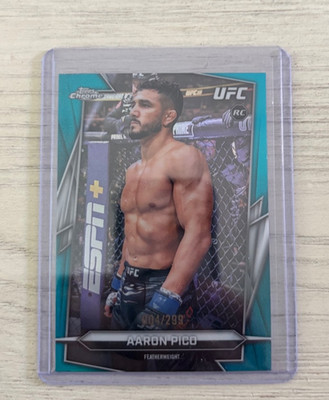 2026 Topps Chrome UFC Aaron Pico Teal Refractor /299 #88 RC ROOKIE Invest