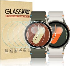 Samsung Galaxy Watch 7/6/5/4 44mm , 5 pack Thin HD glass screen protector 5