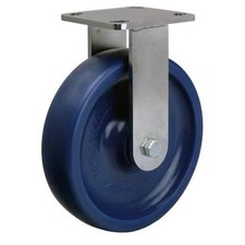 Hamilton R-Whs-8Uysb Plte Caster, Rgd, Poly, 8 In., 1500 Lb., Blu