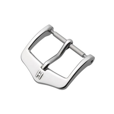 Hirsch Classic Silver Stainless Steel Watch Strap Buckle 16 mm