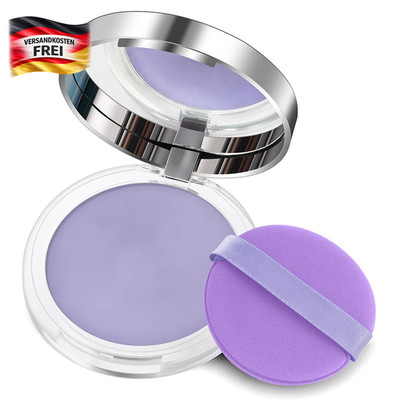 Natural Compact Powder, Wasserfest Matt Powder Make Up, Universal Make up Puder 