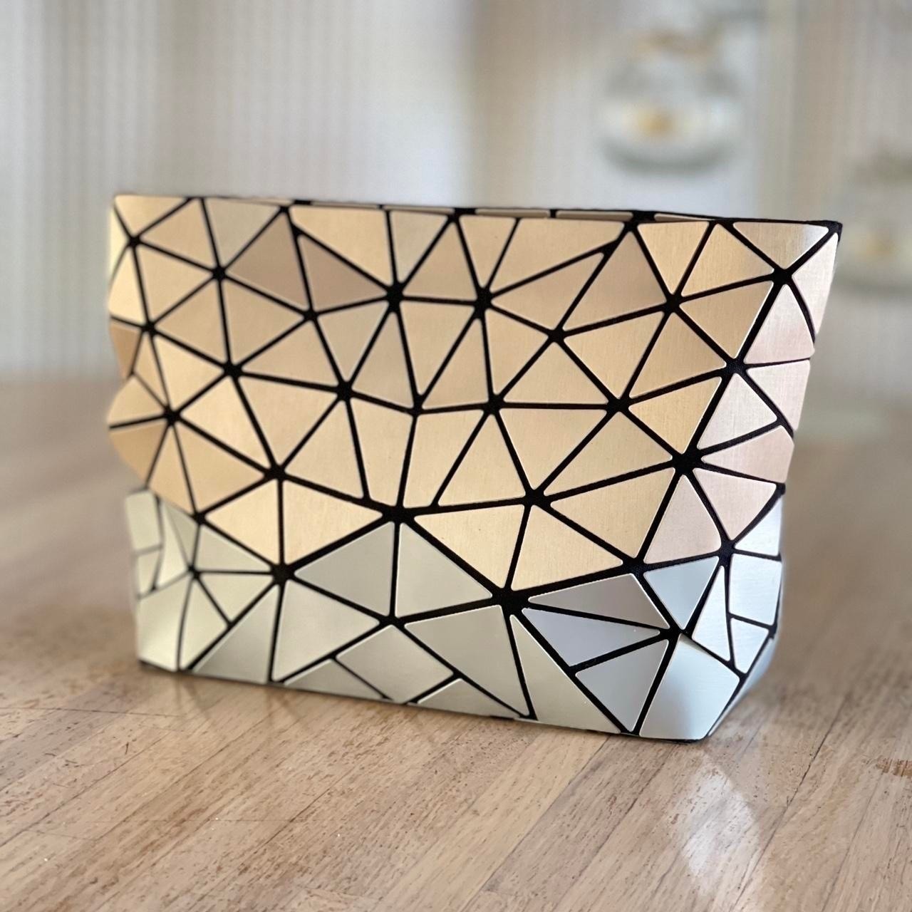 Patrizia Luca Geometric Triangle Bag Clutch Purse Small Handbag