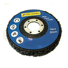 Image of PAINT RUST REMOVER ABRASIVE POLY WHEEL DISC FOR 115MM 4 1/2" ANGLE GRINDERS