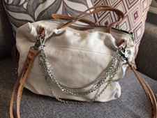 A.S.98 Tasche Leder Cremeweiß