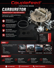 2 Barrel Carburetor Carb 2100 2150 A800 Ford 289 302 351 Cujeep Mustangf100 F250