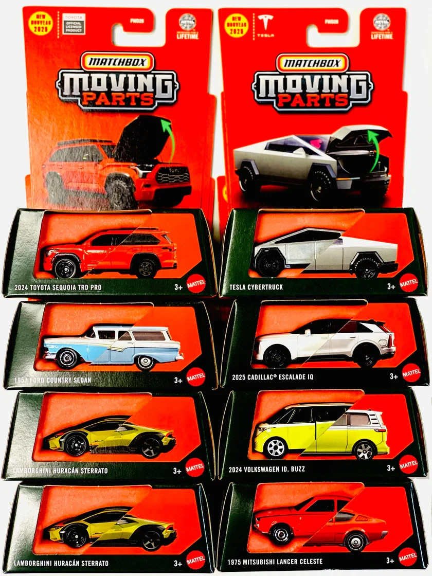 Matchbox 2025 Moving Parts | You Pick Your Favorites! | Updated 11