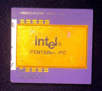 Intel Pentium Pro 200 MHz Socket 8   Vintage CPU GOLD Keramik Prozessor