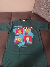 Rare Vintage 80s Garfield " Coffee Donut " T-Shirt -GREAT MOMENTS IN - Medium