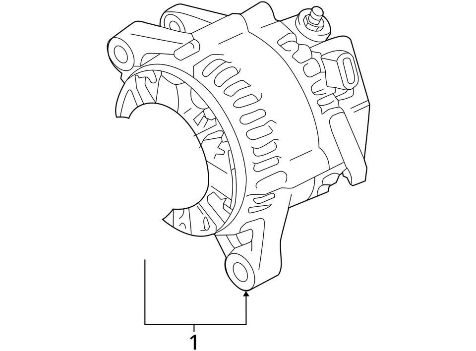 Alternator 6 Cylinder 2GRFKS Engine Fits 16-23 TACOMA 2607242 - Imagem 4 de 4
