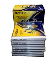    8 NEW  SEALED Sony CD-R 700 MB 80 min Slim Jewel Cases Not A Complete Box
