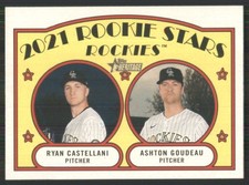 2021 Topps Heritage #287 Ashton Goudeau RC/Ryan Castellani RC Rockies TW1442