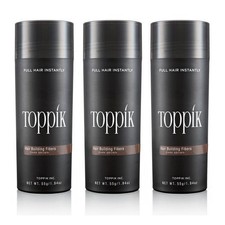 3 x TOPPIK 55 g . Hair Fibers - thickener loss concealer Microhairs