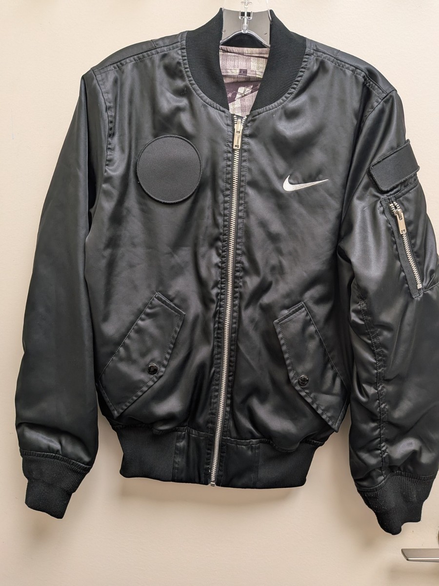 Nike Court Mens Slam Reversible Tennis Bomber Jacket Black At4373