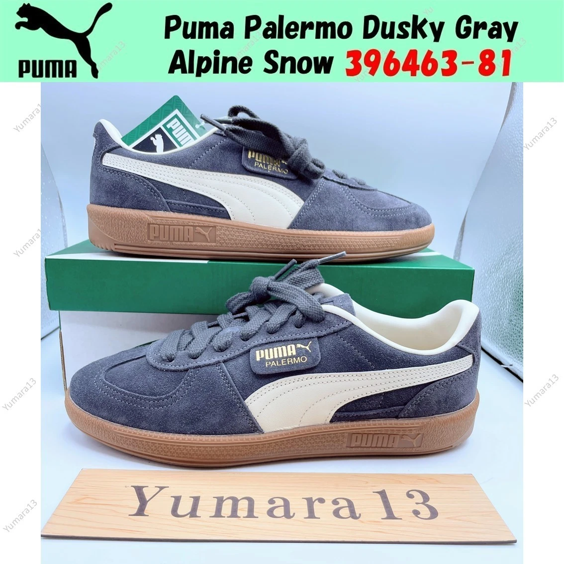 Puma Palermo Dusky Gray Alpine Snow for sale | eBay
