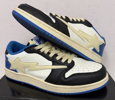 Indigo Studios La Bapesta Low Fragment Fragsta Travis Scott - Size 8.5 Preowned
