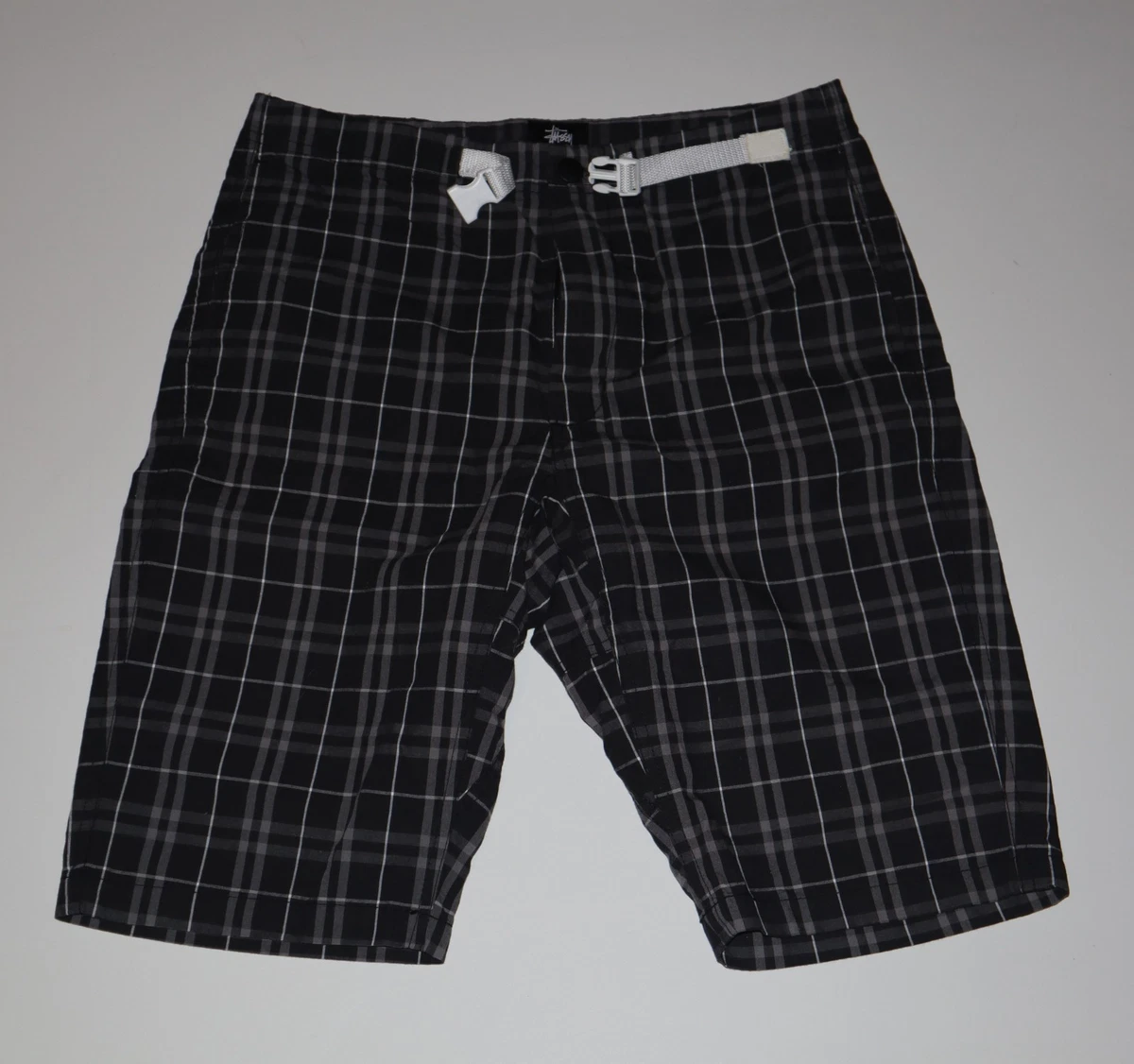 パンツ 80s stussy plaid shorts BIG OL' SHORT CANVAS PLAID | Parallel