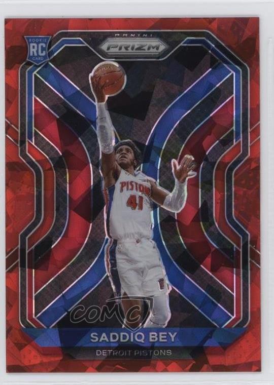 2020-21 Panini Prizm Red Ice Prizm Saddiq Bey #284 yf0