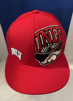 Collegiate Thread 'UNLV In Your Face-Hat' with Hey Reb Logo Fitted Cap Hat 7 3/4