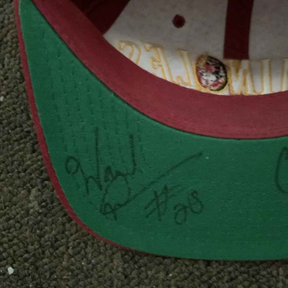 Warrick Dunn & Charlie Ward Signed & Verified Florida St. Seminoles Hat - Image 4 of 4