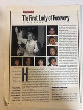 1996 Betty Ford Vintage Article Ephemera ART2
