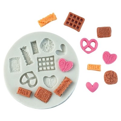 Small Square Silicone Molds For Clay Candy Biscuits Cake Craft Project