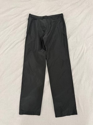 BALENCIAGA Track Pants Nylon Polyester Black Unisex Size M Brand