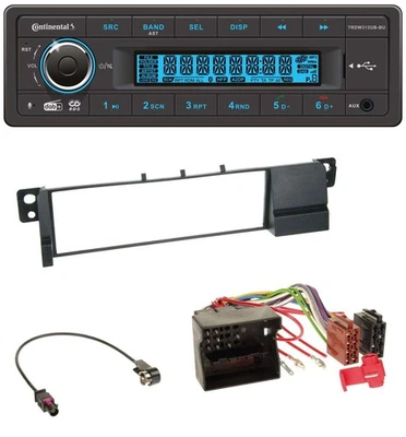 Continental MP3 DAB USB Bluetooth Autoradio für BMW 3er E46 (Quadlock) - Bild 1 von 4
