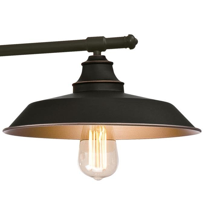 Westinghouse 6332500 Bronze Iron Hill 3-Light 40"W Linear Chandelier