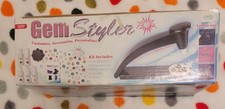 RETRO GEM STYLER BEDAZZLING TOOL RHINESTONES STUDS etc BEDAZZLE KIT BOXED By JML