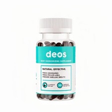 3X Deos Body Deodorizer Capsules with Antioxidant Complex for Odor Control 30ct