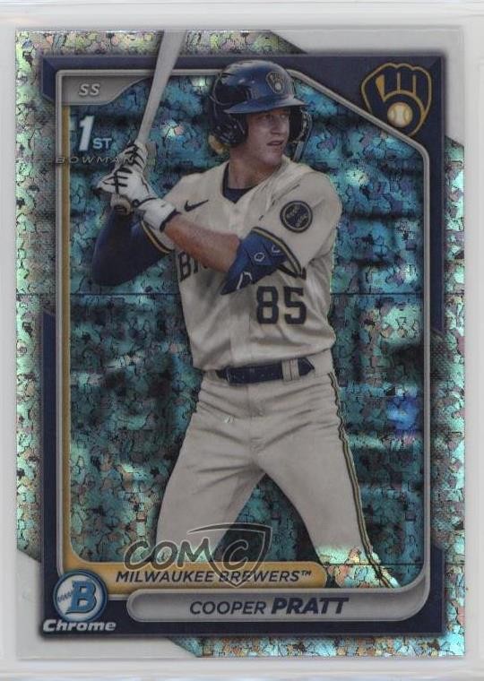 2024 Bowman Chrome Prospects Mini-Diamond Refractor Cooper Pratt #BCP-137 04xc