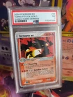 Pokemon Card Tornupto Ex Ex Sandstorm Sandstorm Holo Typhlosion German PSA 7