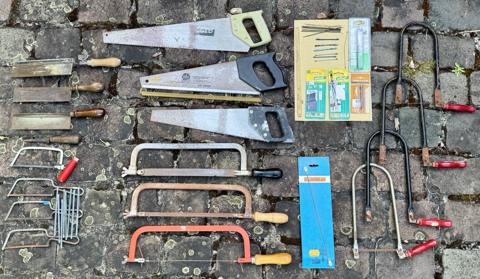 Sägen Handsägen Sägeblätter Konvolut Lot Vintage Handsaw Hand Saw