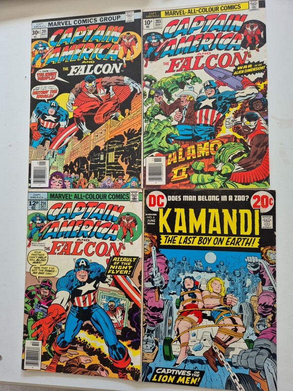 Bronze Age Lot Captain America Kamandi Kirby