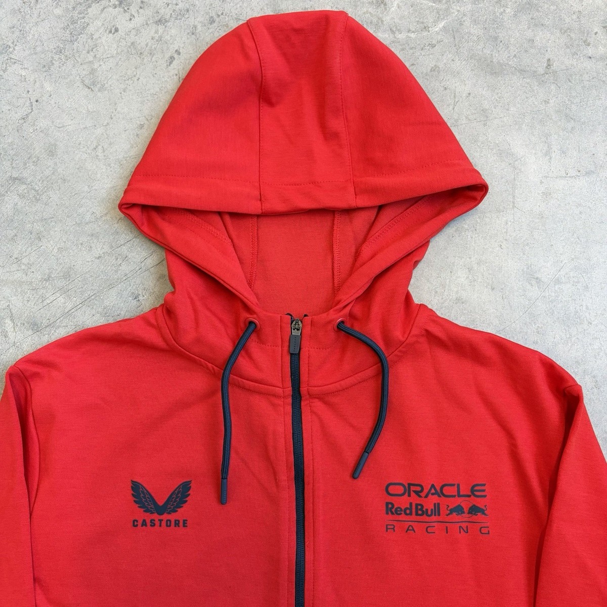 NEW Castore Oracle Red Bull Racing Full Zip Hoodie Lifestyle F1 