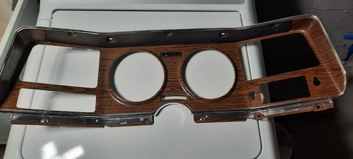1971-1972 Pontiac Catalina/Bonneville Dash Instrument Cluster Bezel ~ Nice!! - Picture 1 of 4