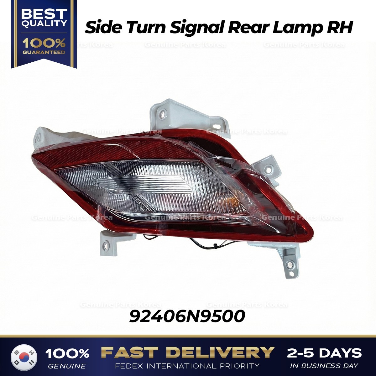⭐Genuine⭐ Side Turn Signal Rear Lamp RH 92406N9500 for Hyundai