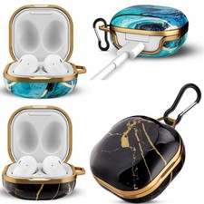 For Samsung Galaxy Buds Live Case Earbuds Protective Cover Shell W/ Carabiner  