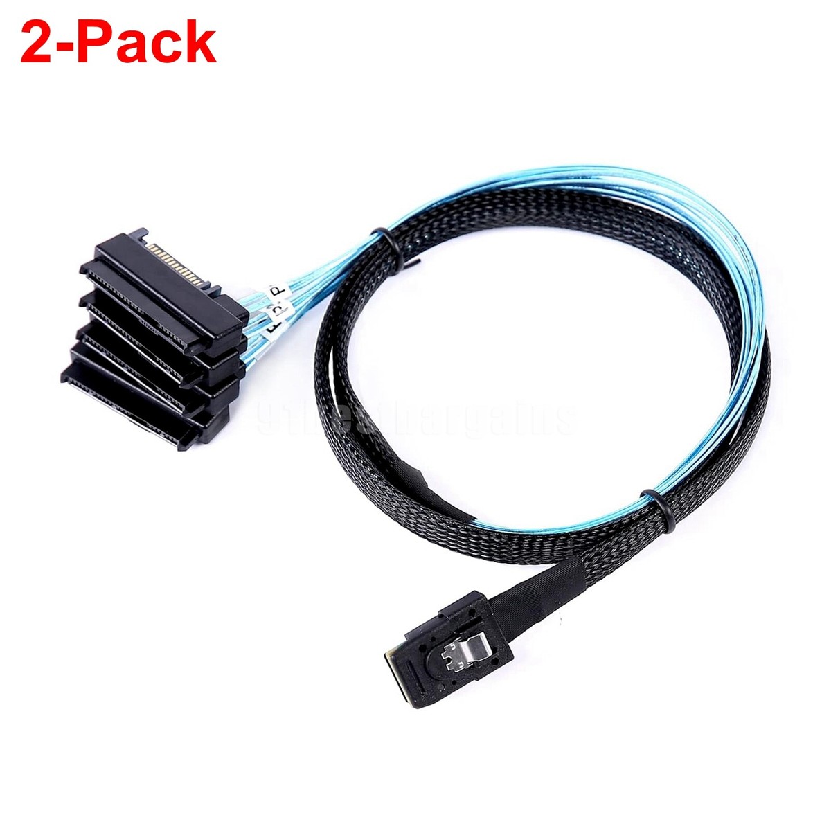 2x 36P Mini SAS SFF-8087 Host to 4 SFF-8482 Target SAS Hard Disk