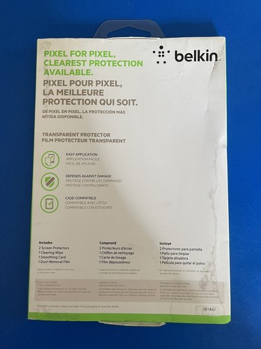 Belkin TrueClear Transparent Screen Protector—7” Galaxy Tab 3—2-Pack - Picture 3 of 3