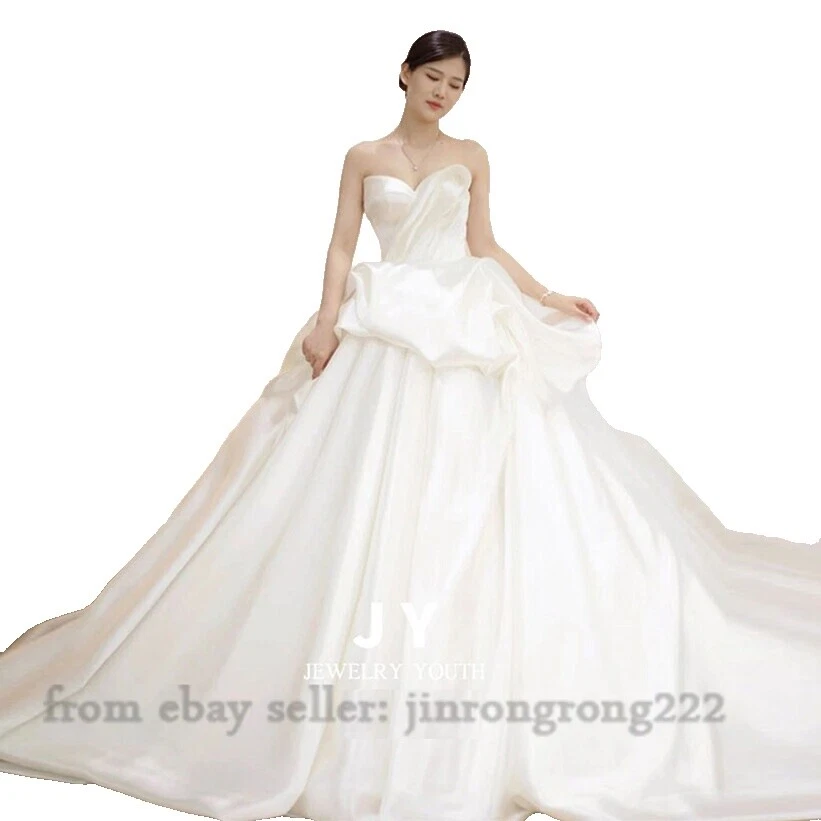 M Regular Size Strapless Wedding Dresses