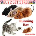 Kreatywna śmieszna zegarowa pluszowa mysz sztuczna mysz kot zabawka piskliwy szum CS