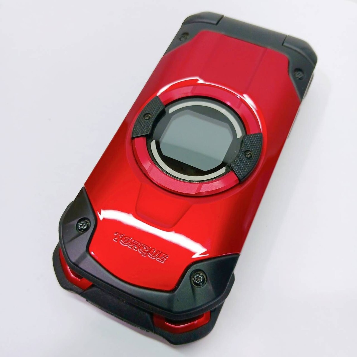 KYOCERA Flip phone KYF33 TORQUE X01 Red KEITAI au TOUGH