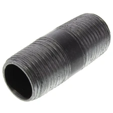 1-1/4" BLACK STEEL 4"  LONG  NIPPLE fitting pipe npt 1-1/4 x 4 malleable iron