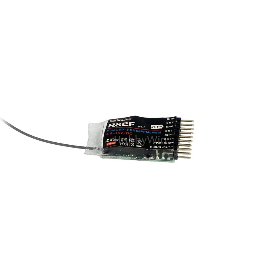 Radio Link T8FB+R8EF 8 Channels 2.4G Raido Set for RC Plane Helicopter Car Boat - Image 3 of 4