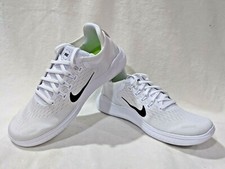 Nike Womens Free RN 2018 White/Black Running ...