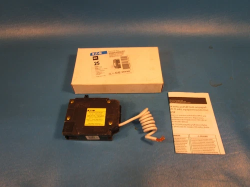 Eaton BRHN125GF, Miniature Circuit Breakers (MCBs) BR 1P 25A 120V 50/60Hz 1Ph