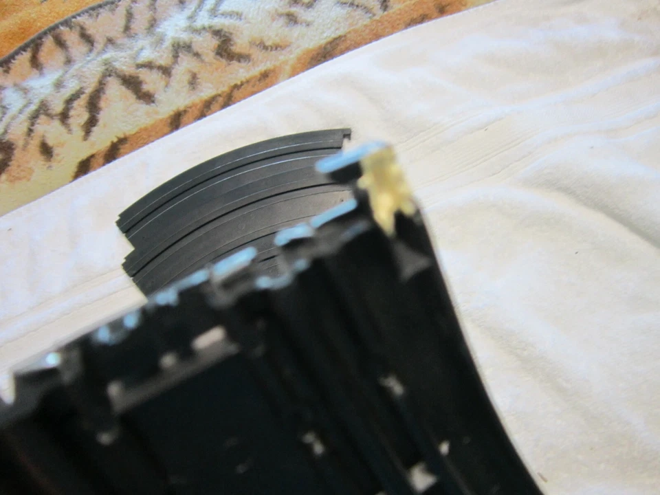 LOTE DE 9 PIEZAS AFX HO SLOT CAR TRACK #601 Foto 3 de 4