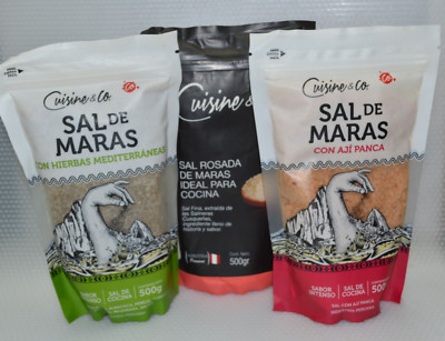 Pink Salt from Maras, Cusco Peru Coarse Fine SAL ROSADA Peruana de Maras. Grill