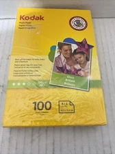 Kodak Photo Paper  Glossy 4 x 6 100 Sheets Pack CAT 174 3327 New